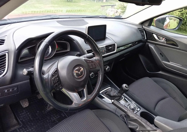 Mazda 3 cena 51000 przebieg: 121200, rok produkcji 2014 z Wysoka małe 137